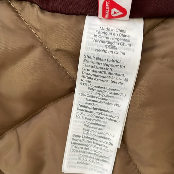 NEW | J.Crew Nordic Parka Burgundy Maroon Dark Wine Mens XS fits Women S AD603 - Picture 8 of 12